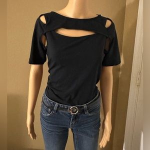 Venus black cut out top size M never worn